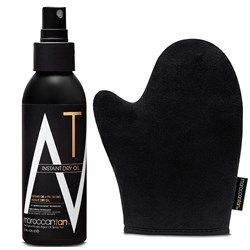 MOROCCAN TAN Dry oil + blend & buff mitt